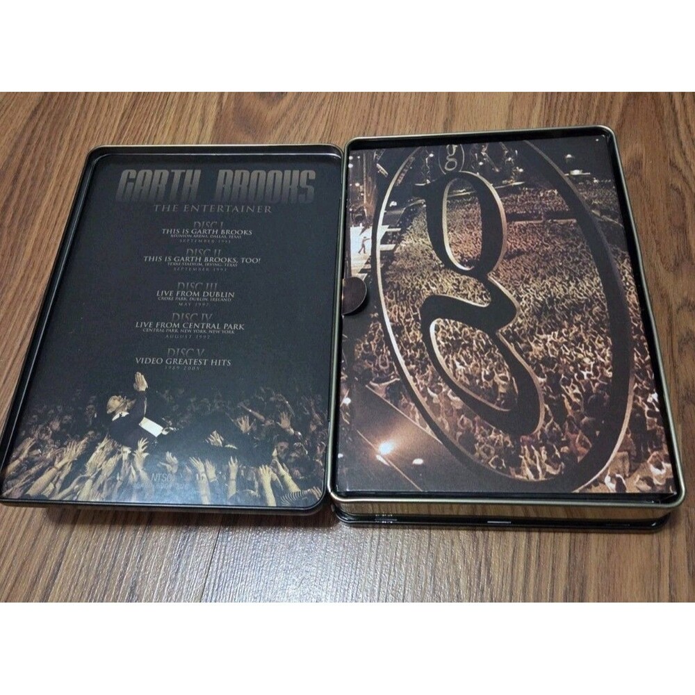 Garth Brooks The Entertainer 5 Disc DVD Collector's Tin Complete Set - Picture 4 of 7